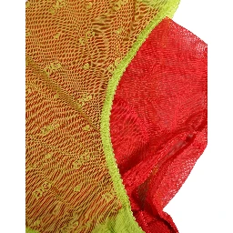 Red Yellow Tulle Mid Waist Panty Girdle Underwear
