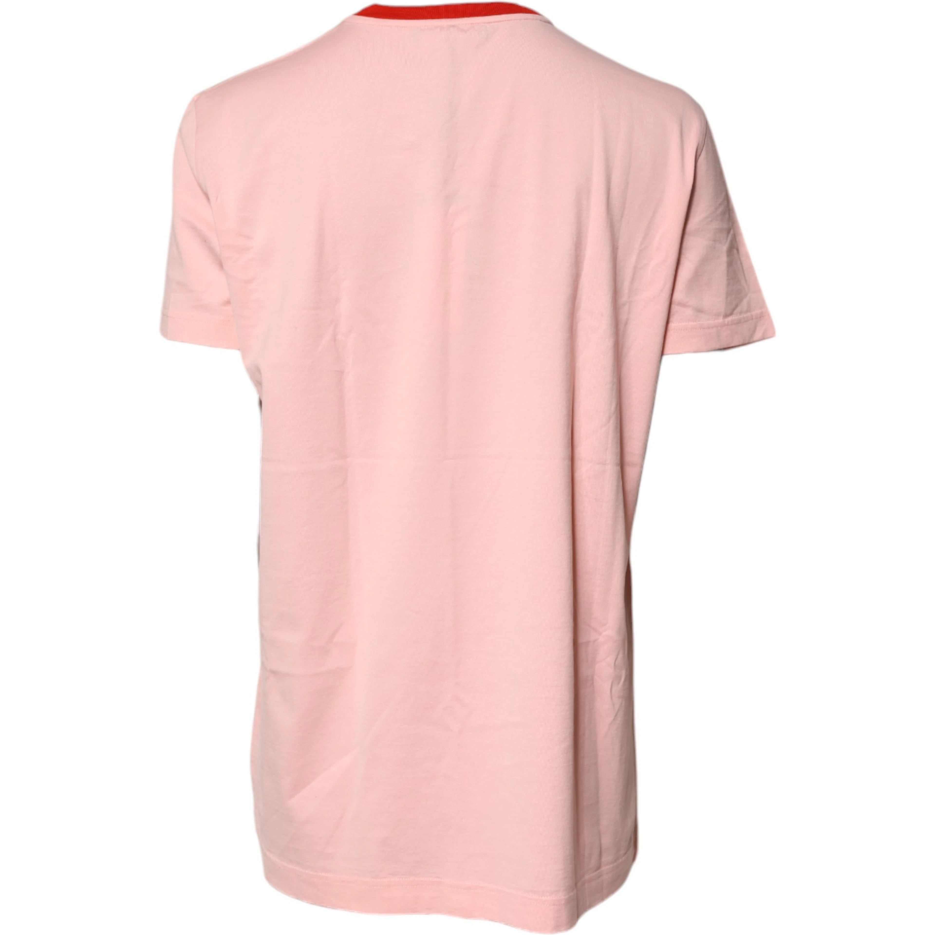 Pink DG 84 Sacred Heart Print Cotton T-shirt
