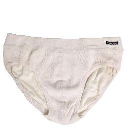 Off White Logo Silk Men Briefs Underwear