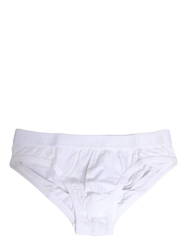 White Logo Waistband Cotton Men Brief Underwear alternative