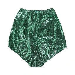 Green Sequin Nylon High Waist Girdle Underwear