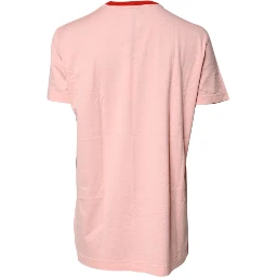 Pink DG 84 Sacred Heart Print Cotton T-shirt