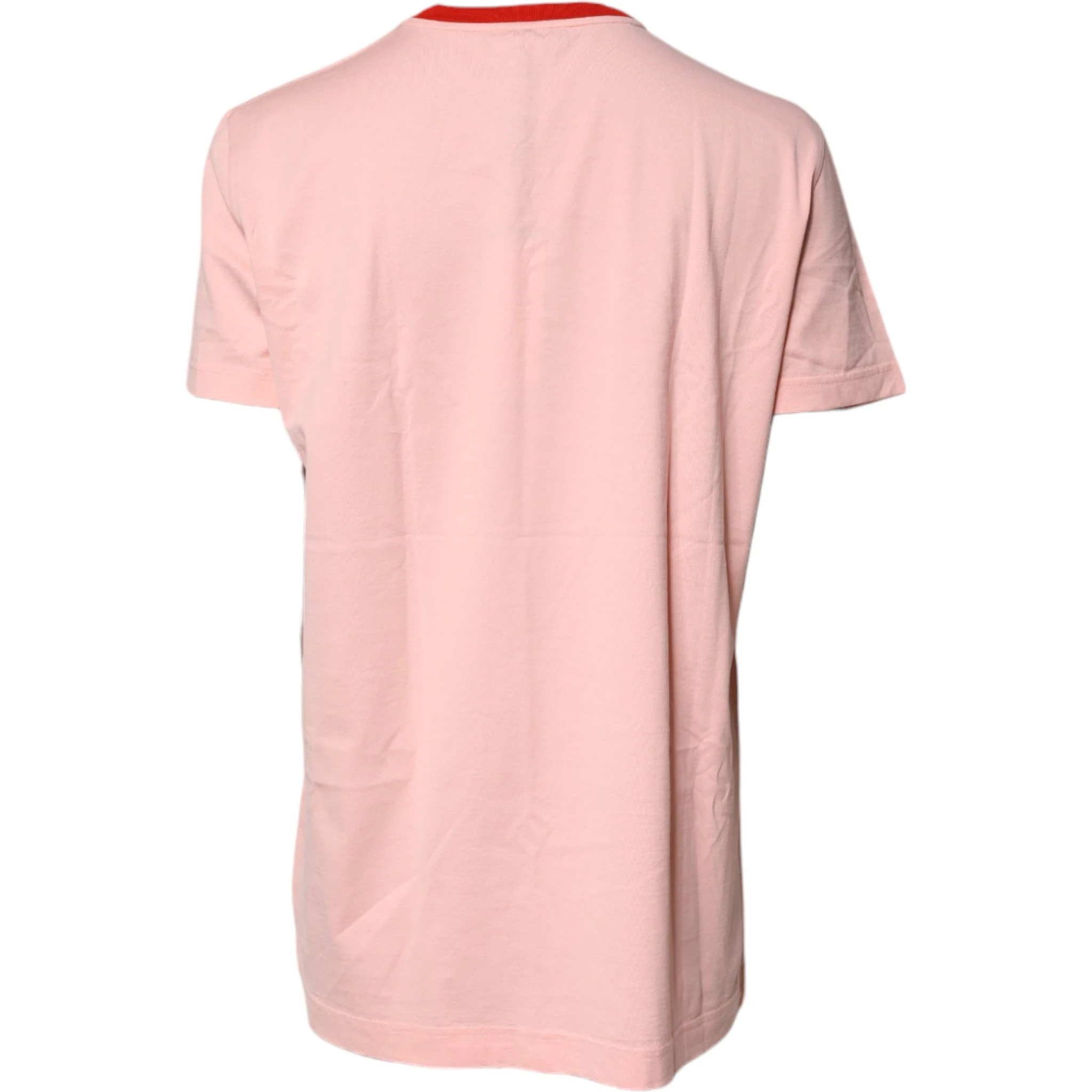 Pink DG 84 Sacred Heart Print Cotton T-shirt