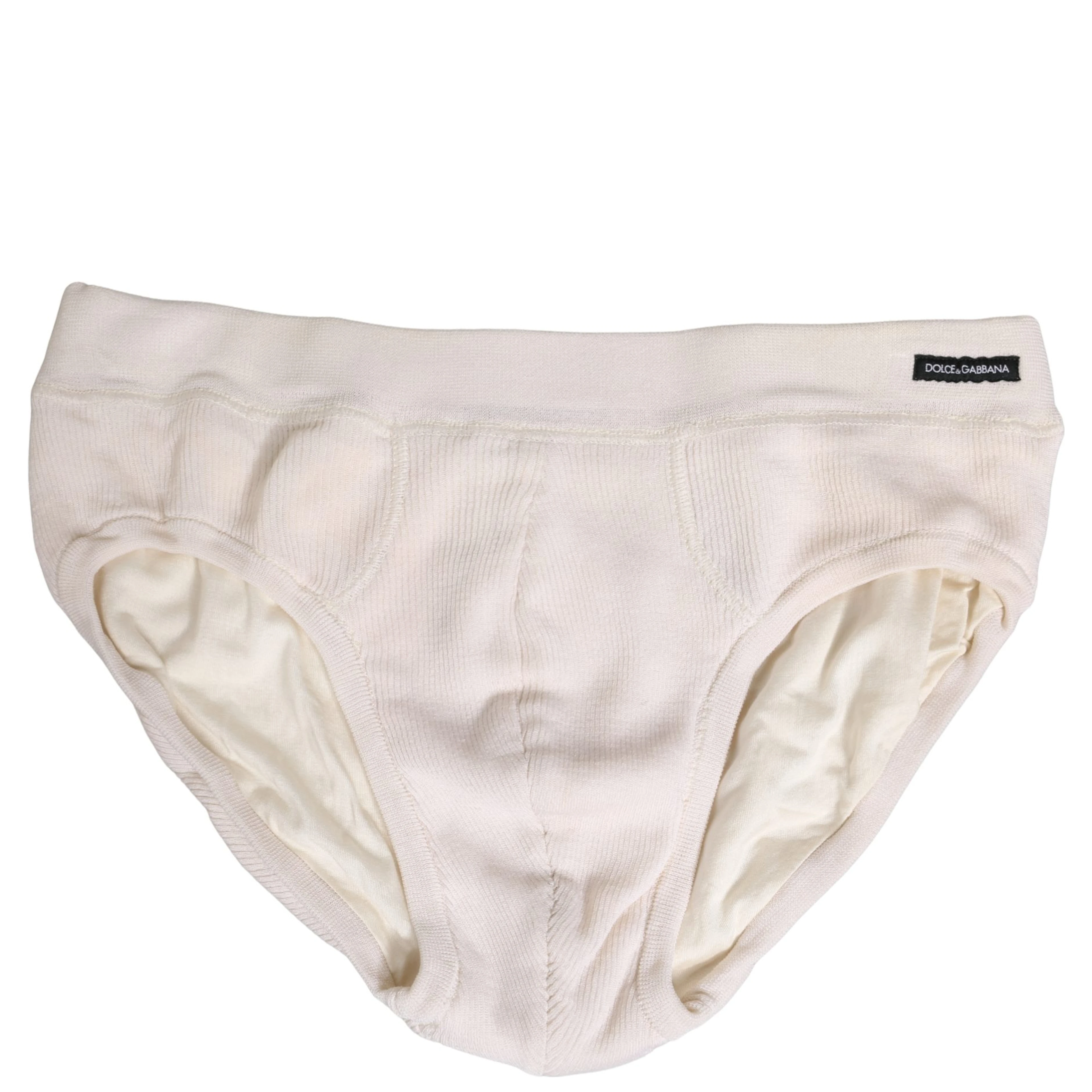 Off White Logo Silk Men Briefs Underwear