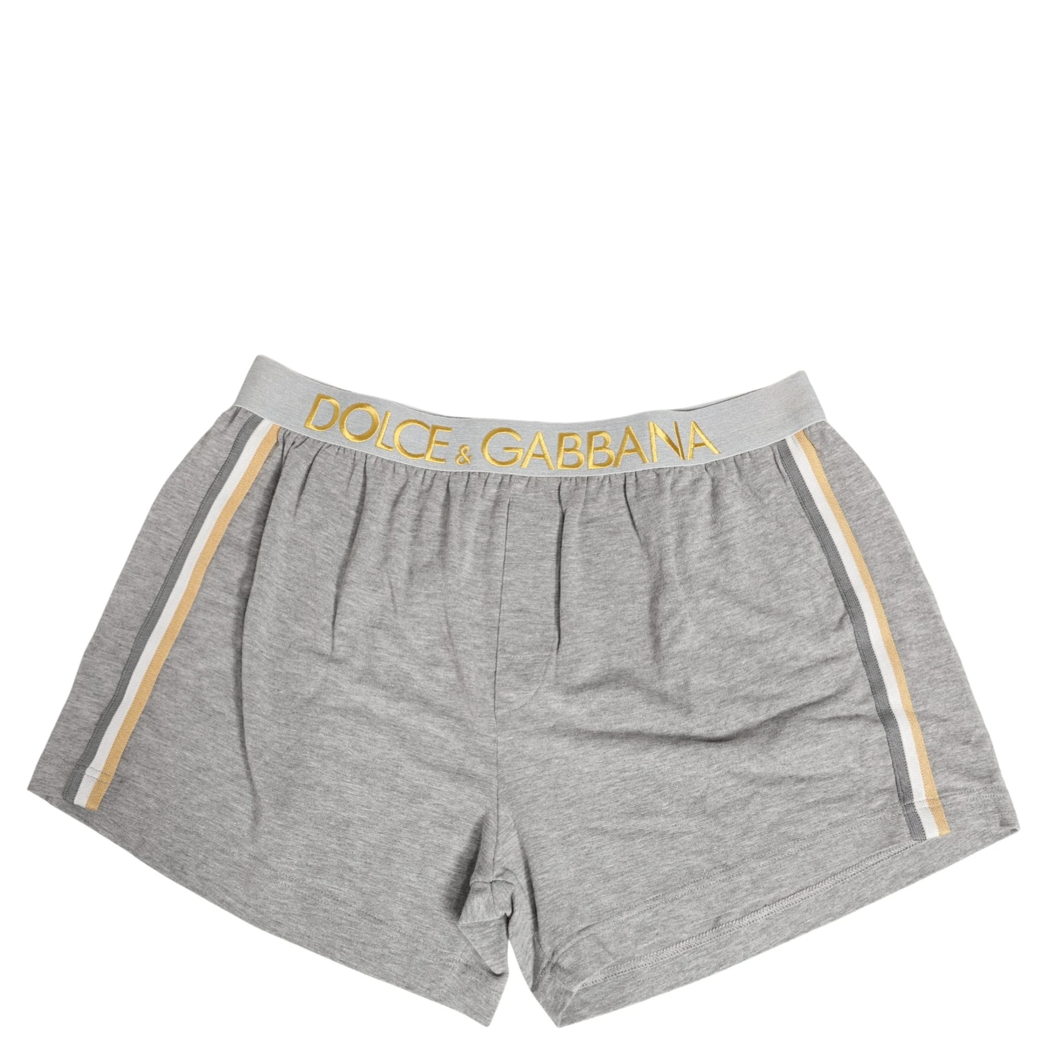 Gray Logo Waistband Cotton Men Boxer Underwear