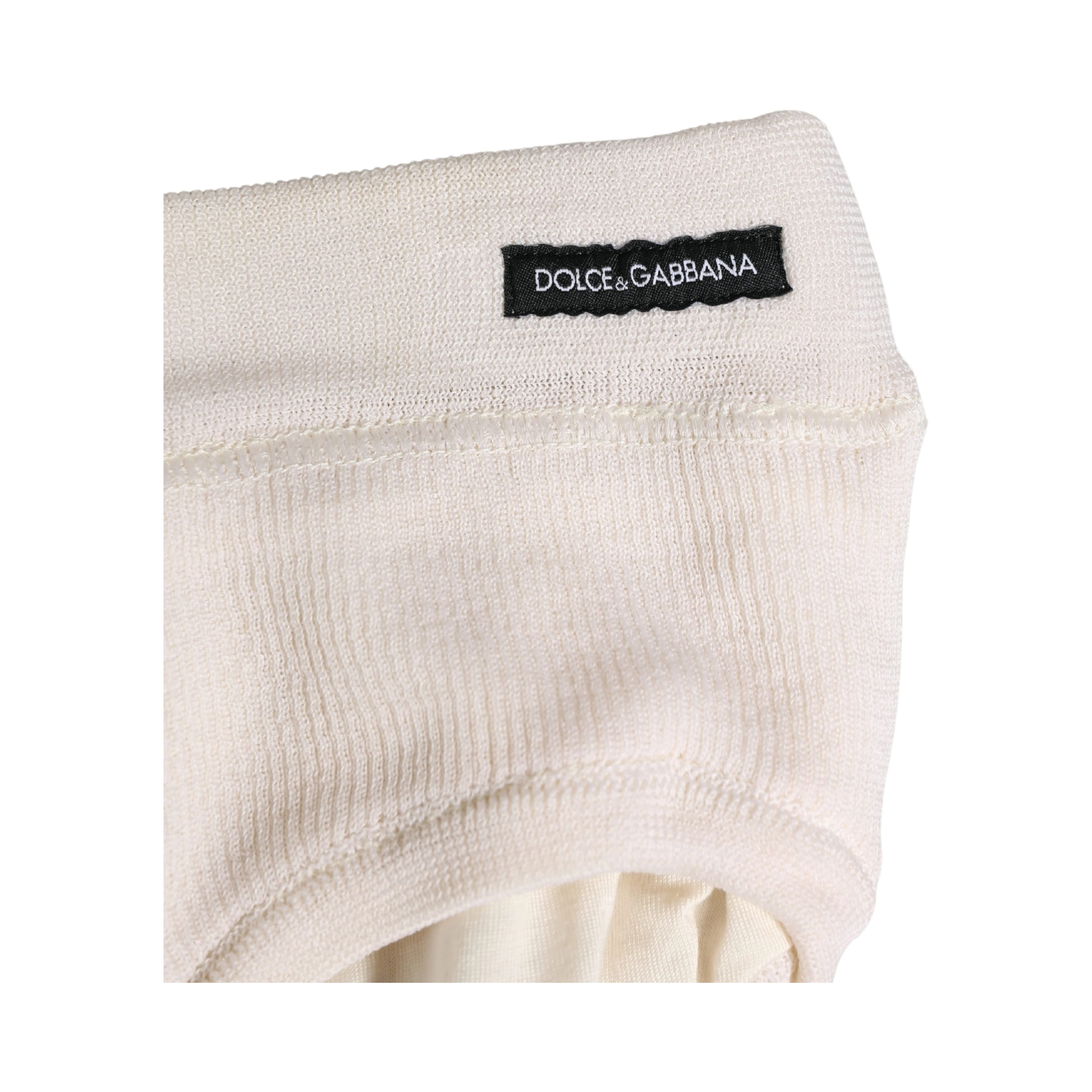 Off White Logo Silk Men Briefs Underwear