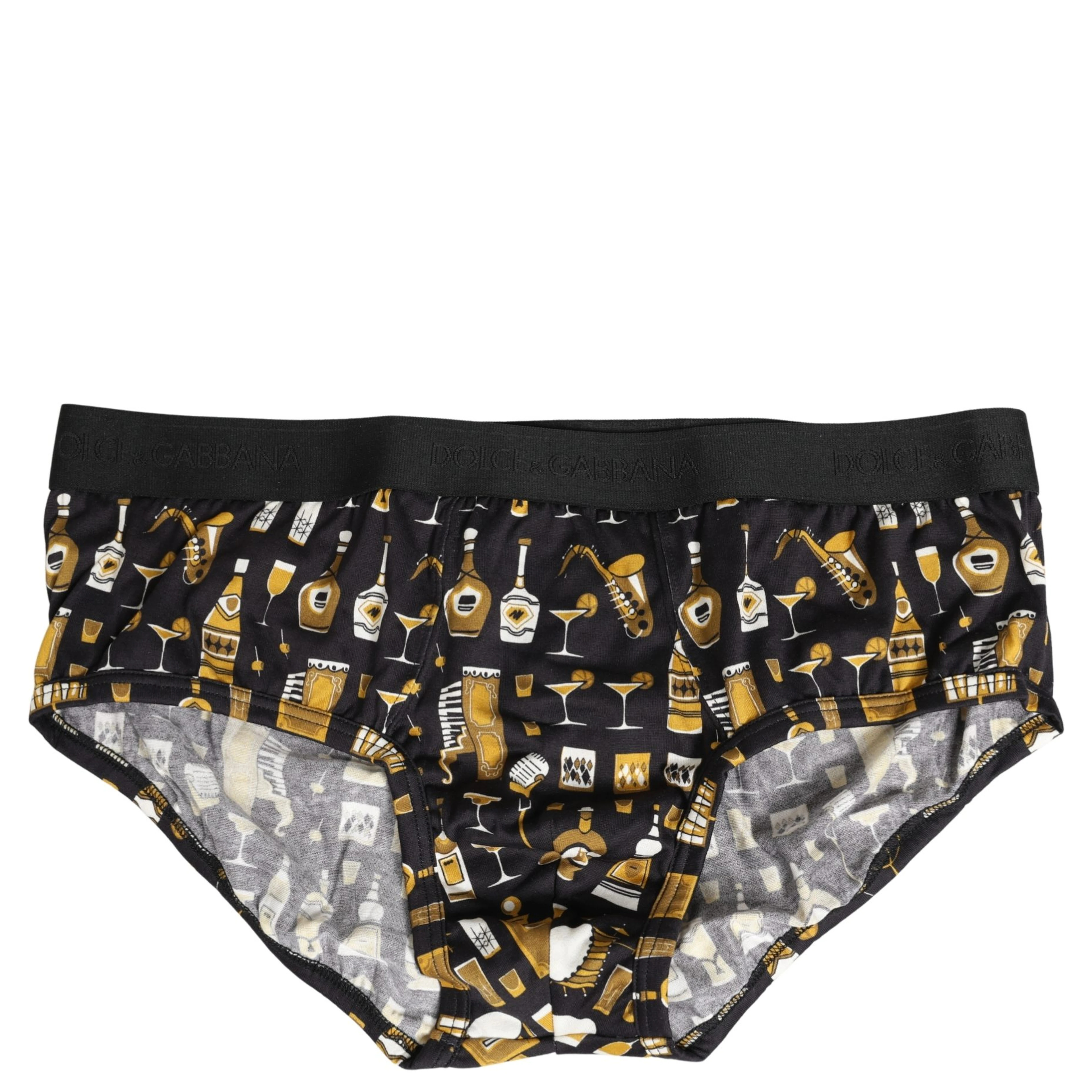 Black Jazz Cocktail Men Brando Brief Underwear