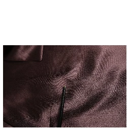 Violet Satin Long Sleeve Ascot Tie Shirt  Top