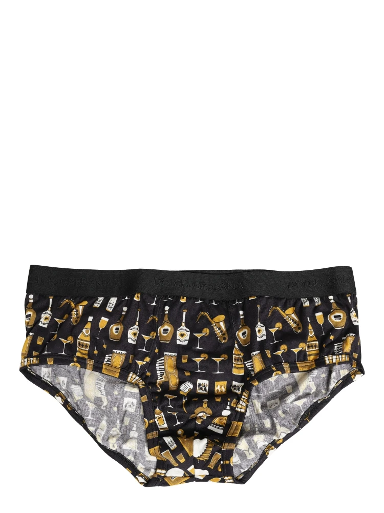 Black Jazz Cocktail Men Brando Brief Underwear alternative