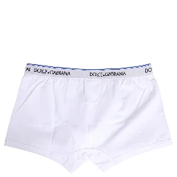 White Logo Waistband Regular Boxer Underwear