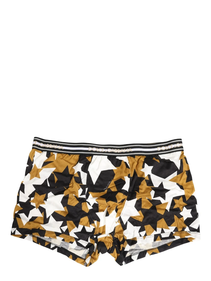 Multicolor Stars Print Regular Boxer Underwear
