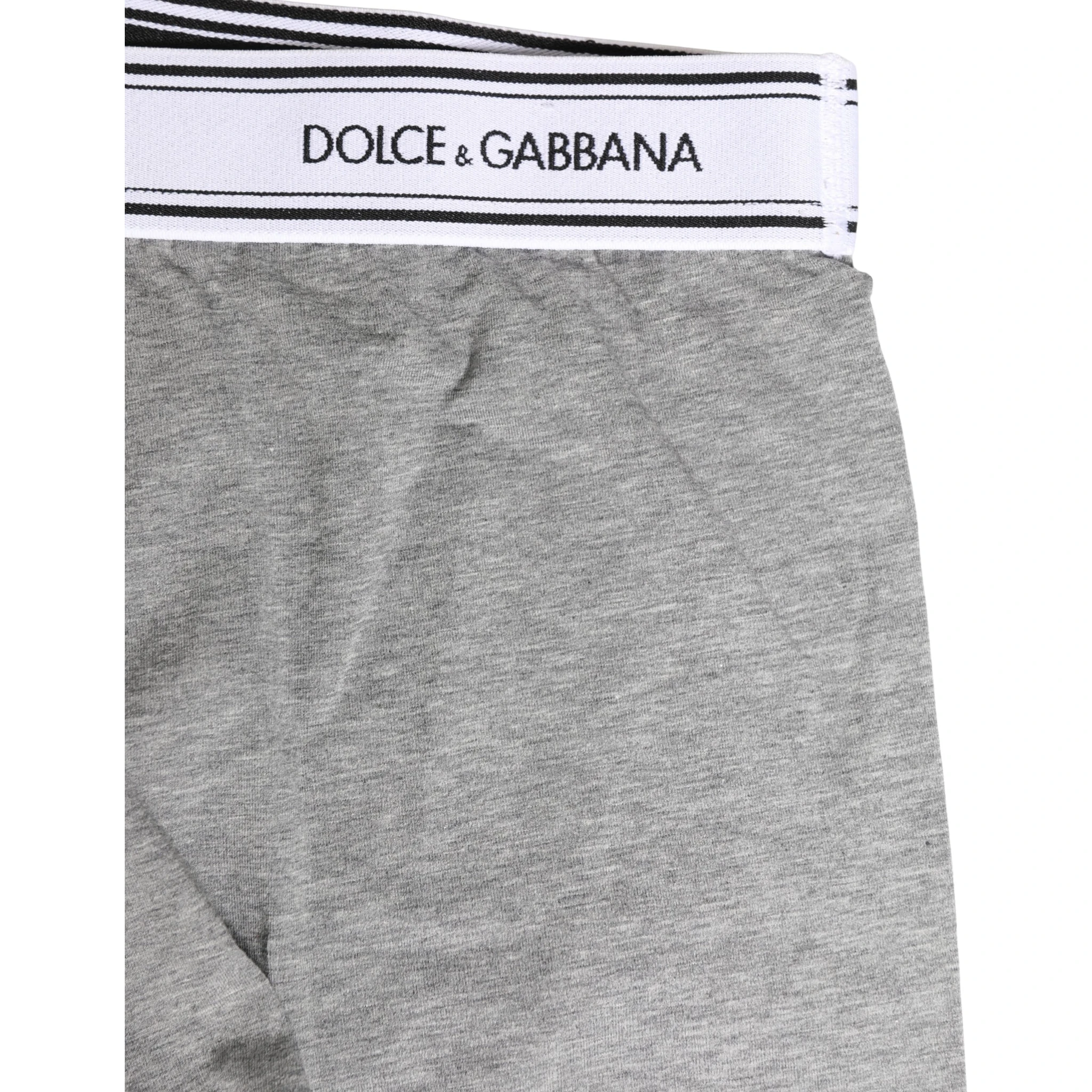 Gray Logo Waistband Cotton Men Boxer Underwear