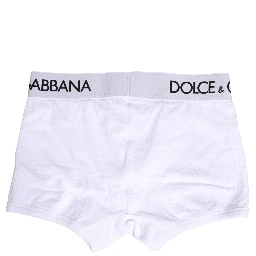 White Logo Waistband Regular Boxer Underwear