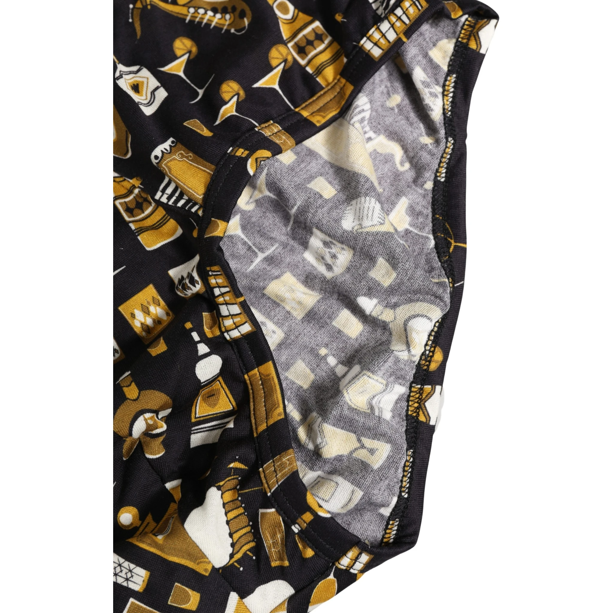 Black Jazz Cocktail Men Brando Brief Underwear