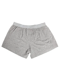 Gray Logo Waistband Cotton Men Boxer Underwear