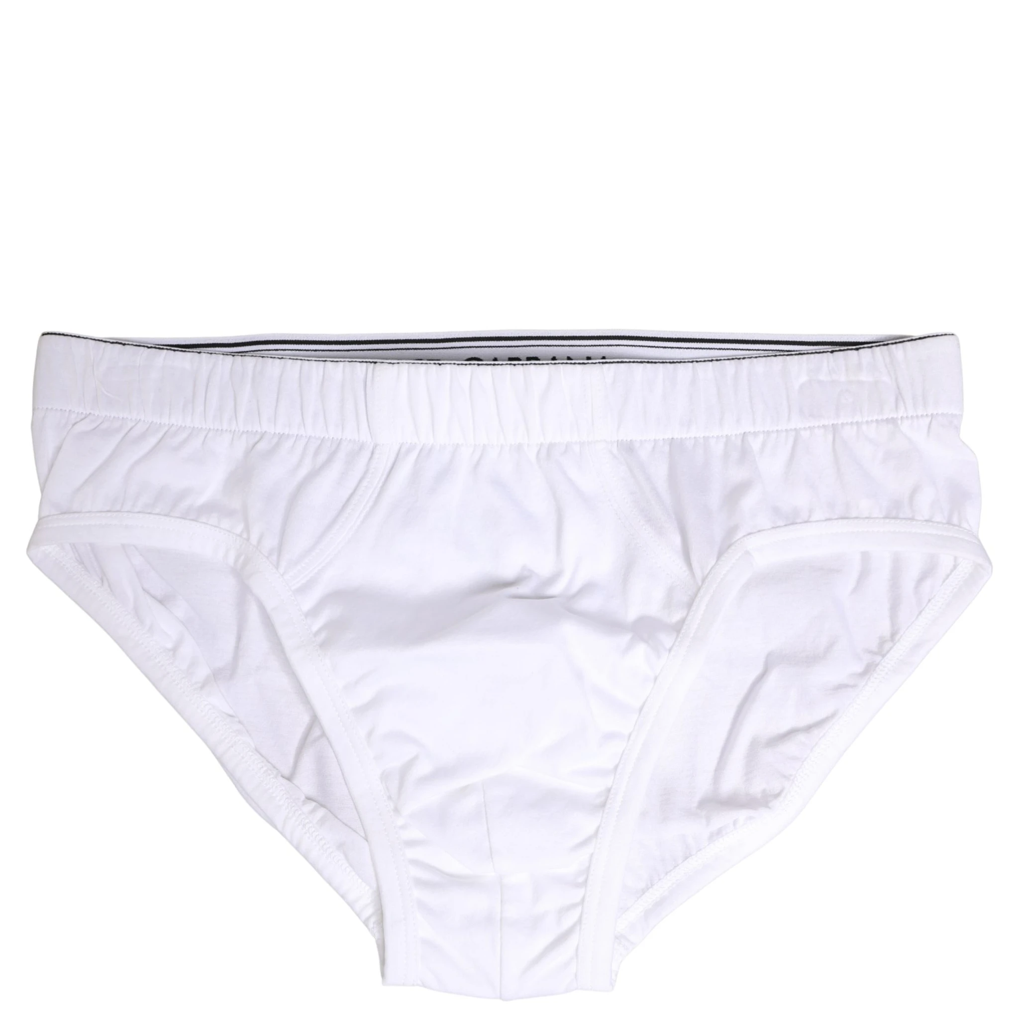 White Cotton Regular Men Midi Brief Underwear