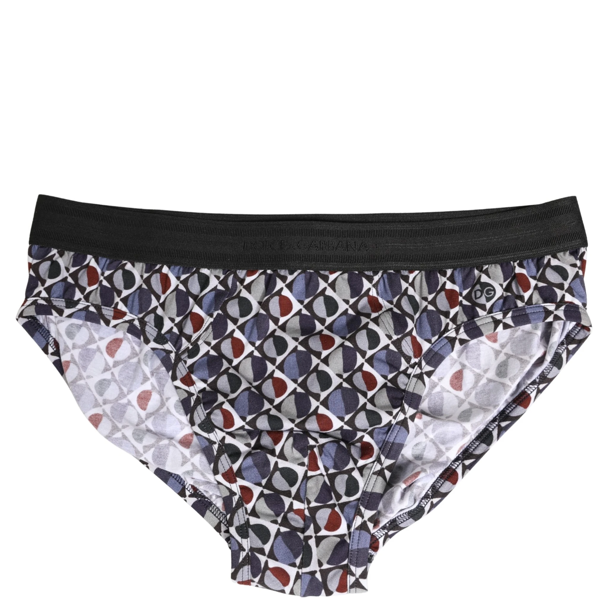 Multicolor Patterned Men Midi Brief Underwear