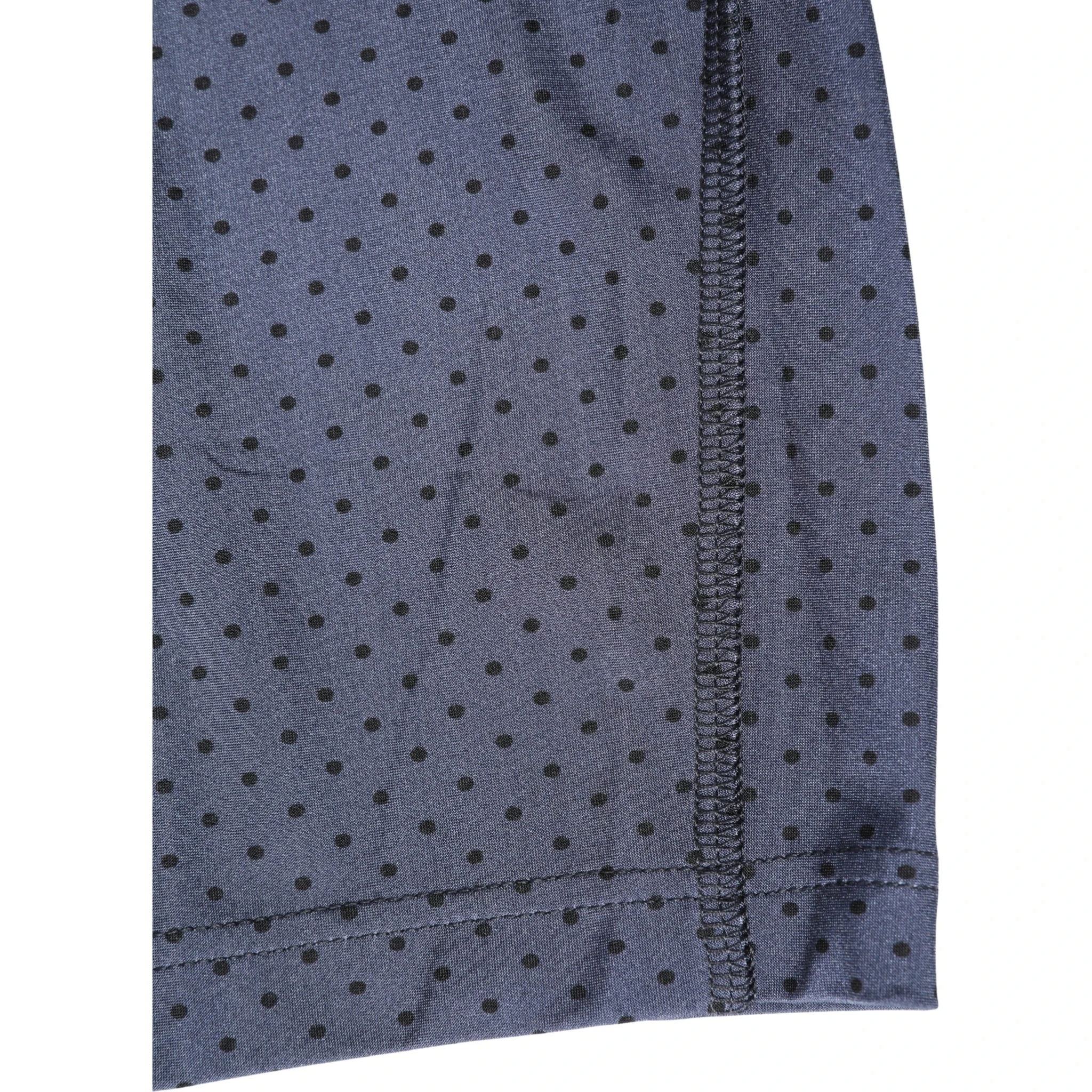 Dark Blue Polka Dots Men Bike Shorts Underwear
