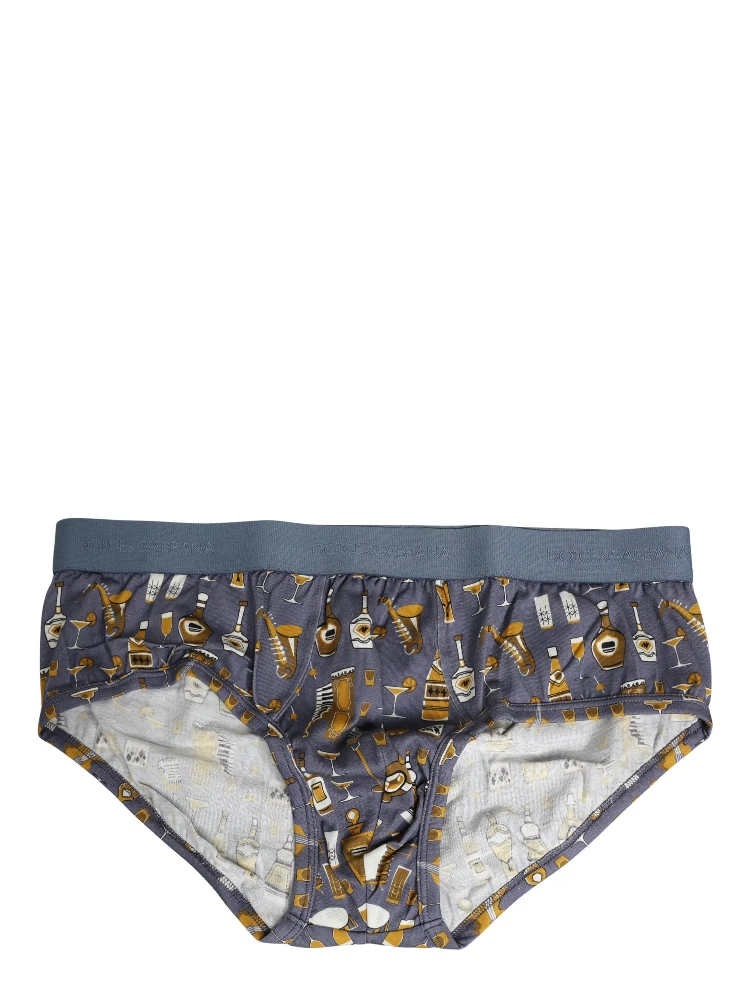 Gray Jazz Cocktail Men Brando Brief Underwear alternative
