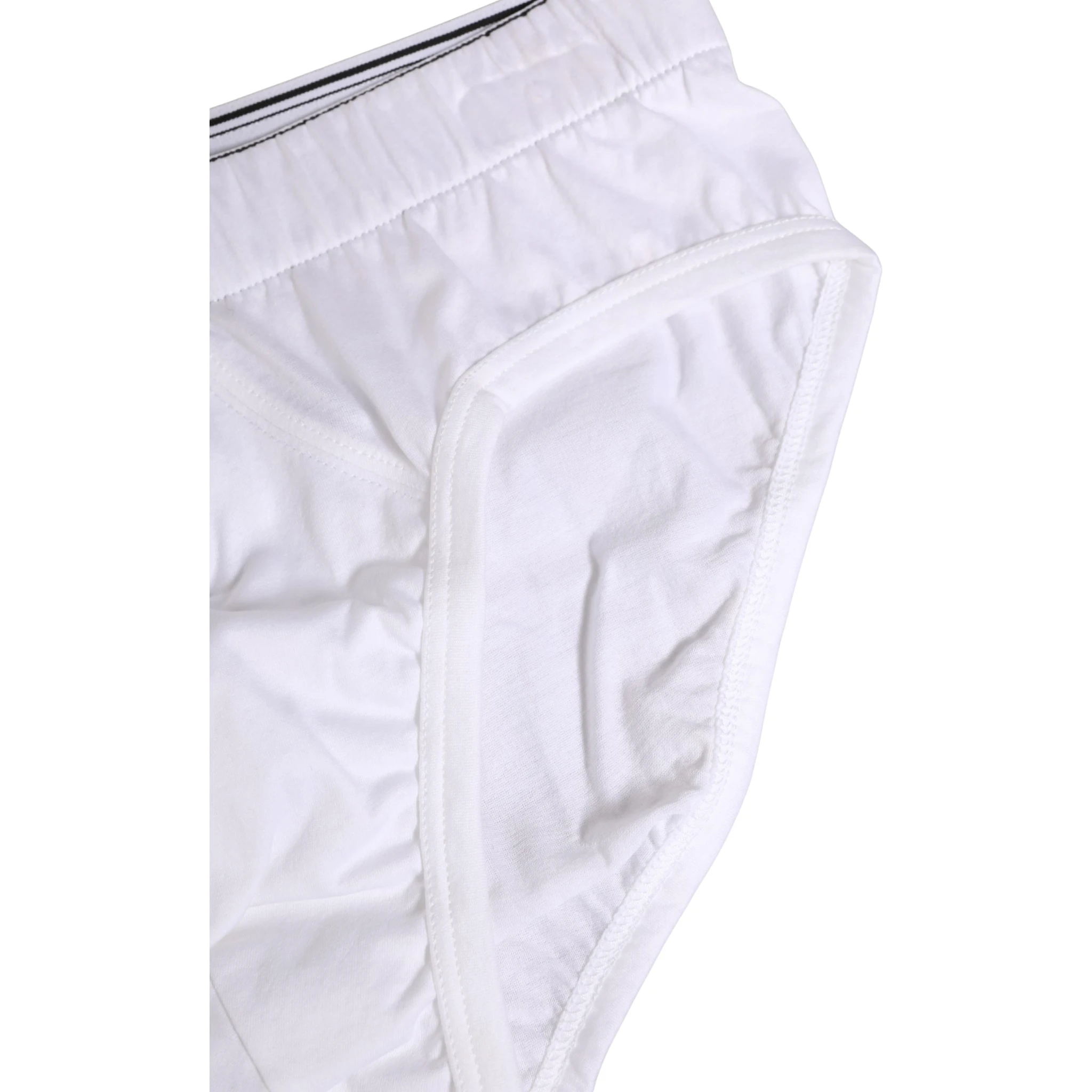 White Cotton Regular Men Midi Brief Underwear
