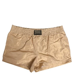 Beige Polyester Men Boxer Shorts Underwear