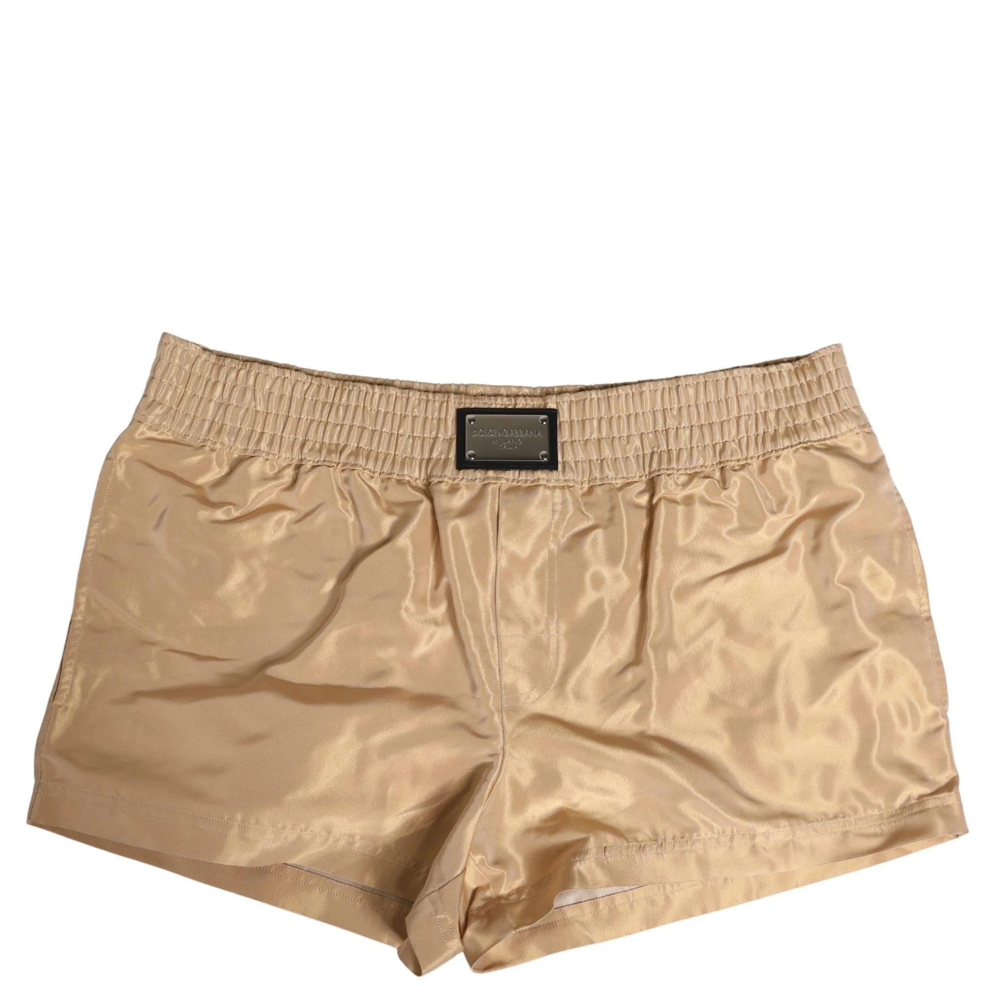 Beige Polyester Men Boxer Shorts Underwear