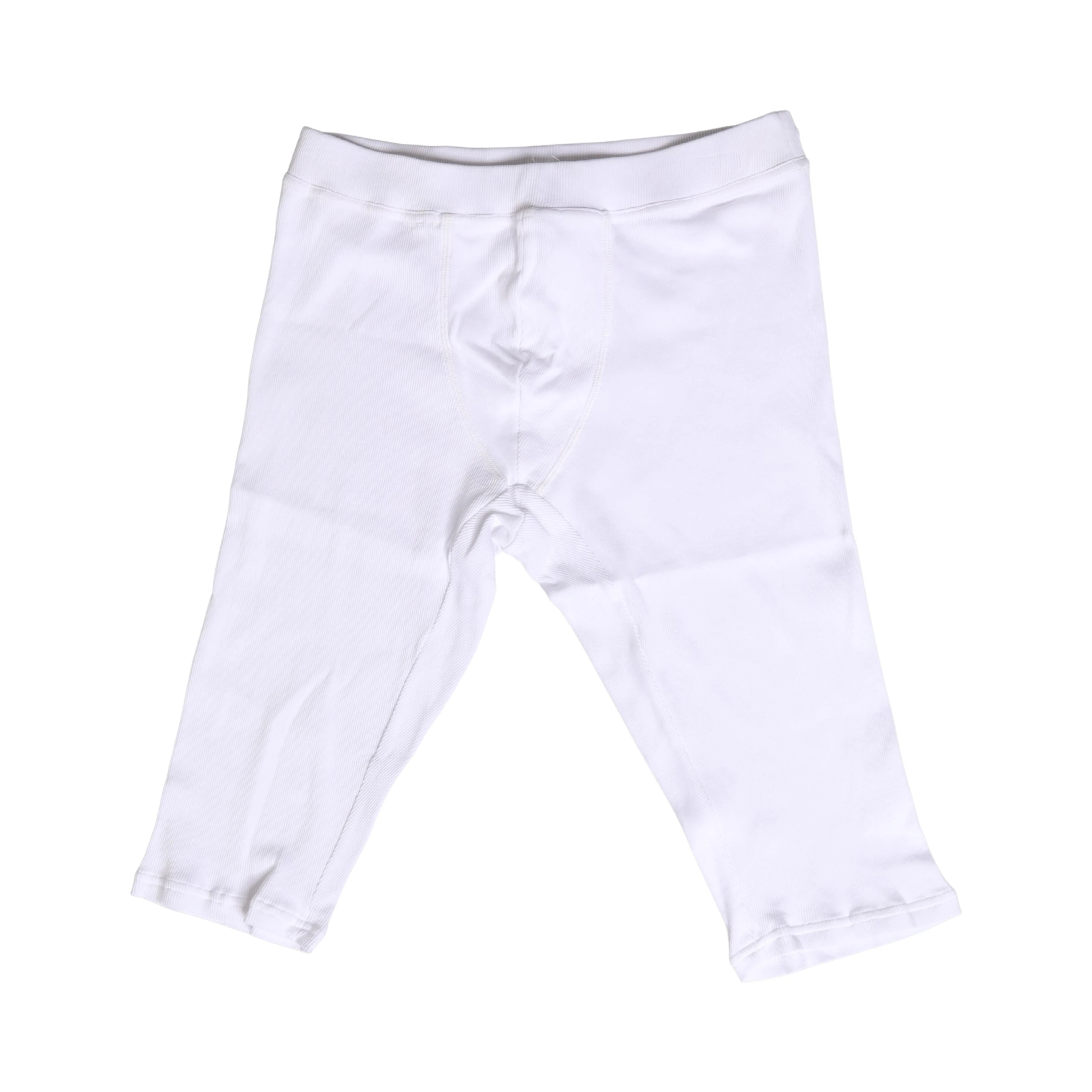 White Cotton Short Johns Men Pants Underwear