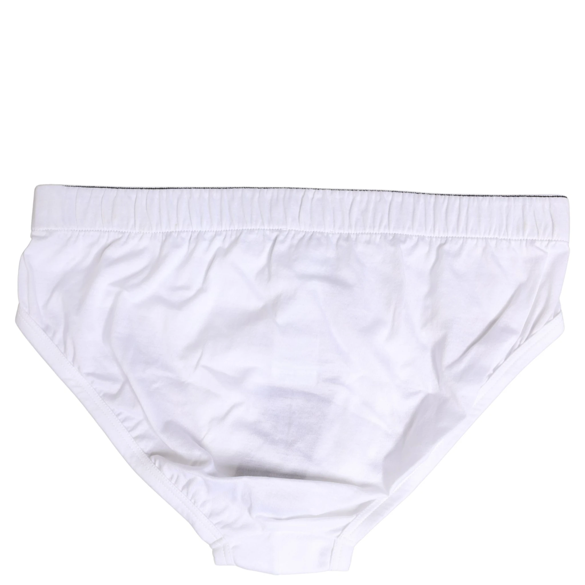 White Cotton Regular Men Midi Brief Underwear