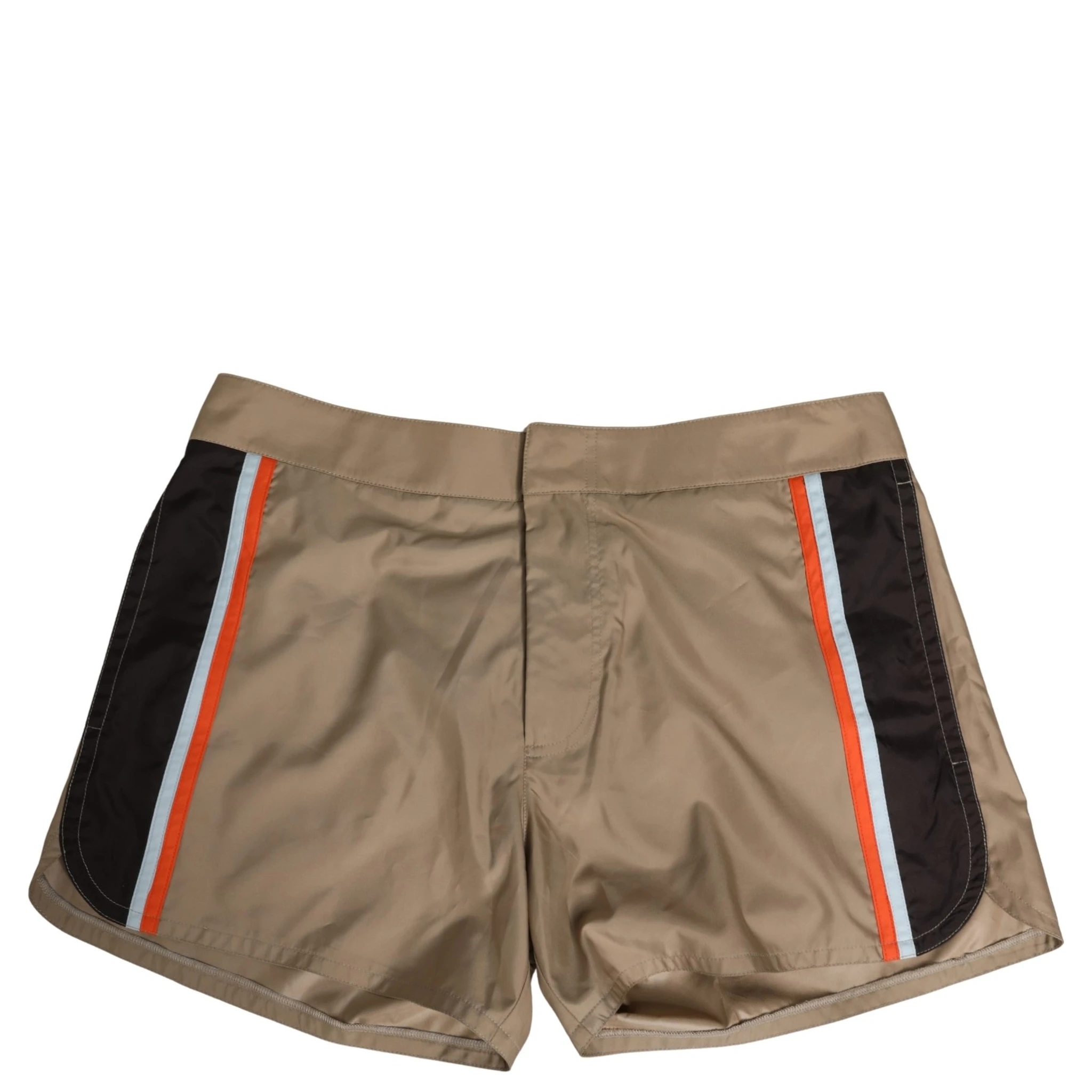 Brown Cotton Blend Mid Length Boxer Underwear