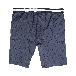 Dark Blue Polka Dots Men Bike Shorts Underwear
