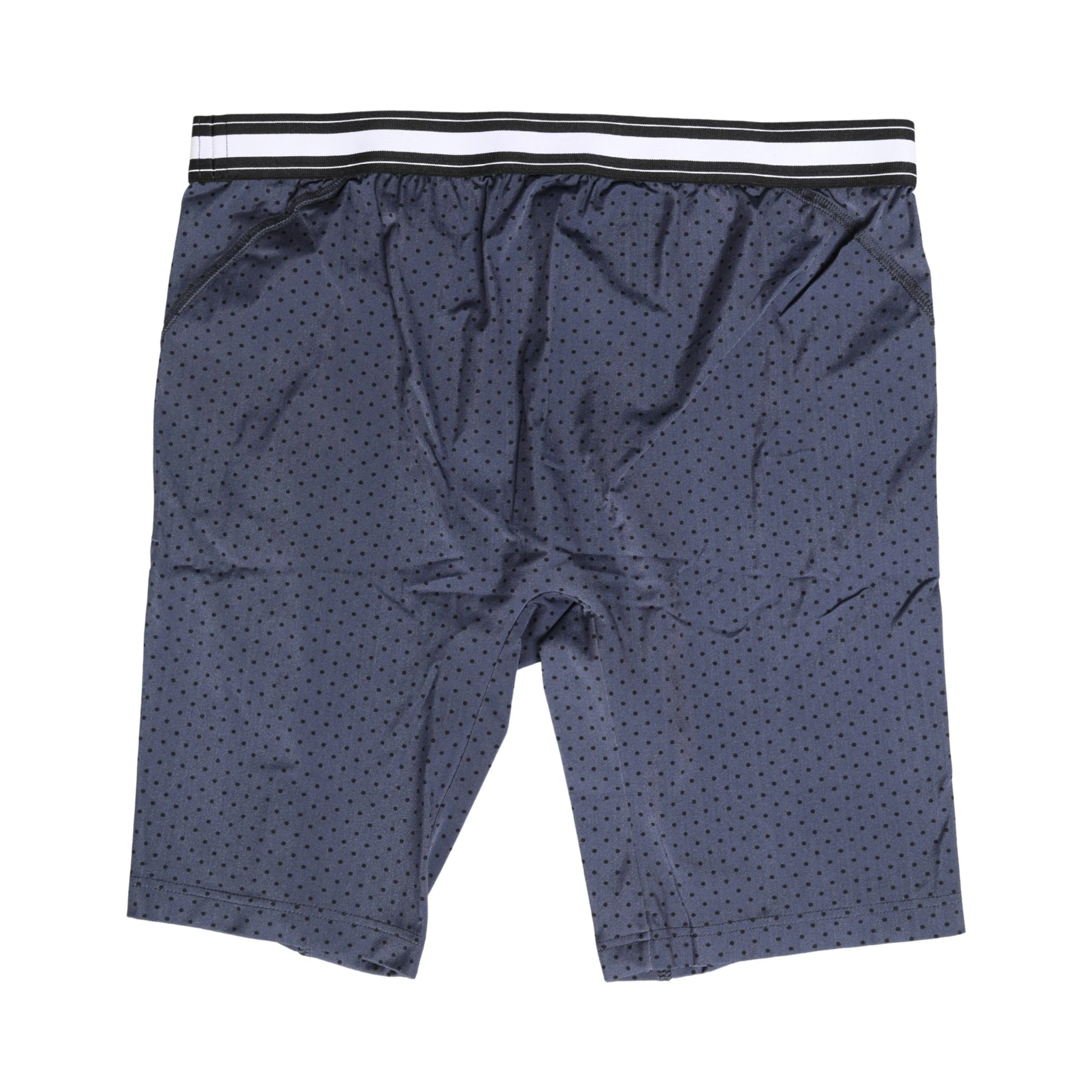 Dark Blue Polka Dots Men Bike Shorts Underwear