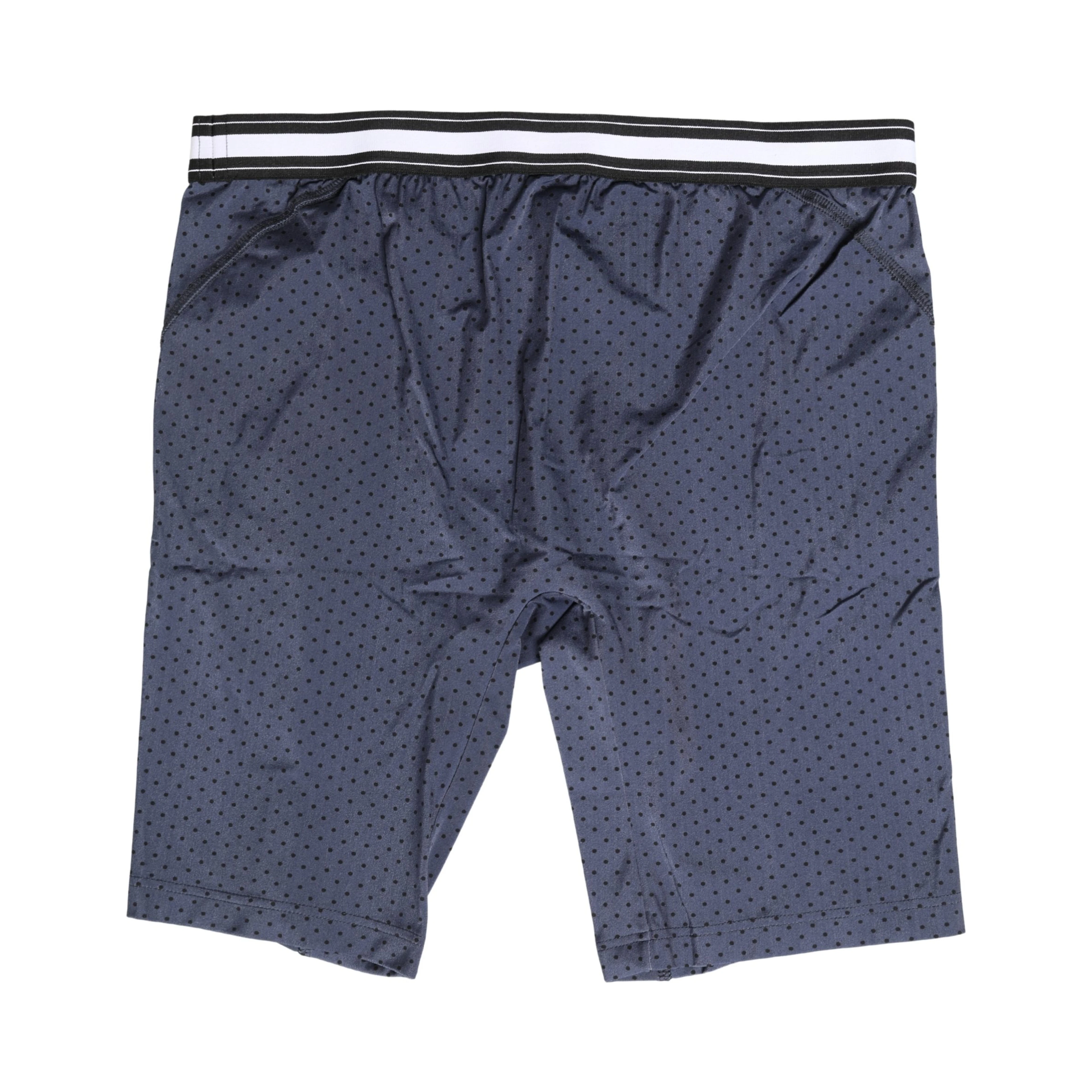 Dark Blue Polka Dots Men Bike Shorts Underwear