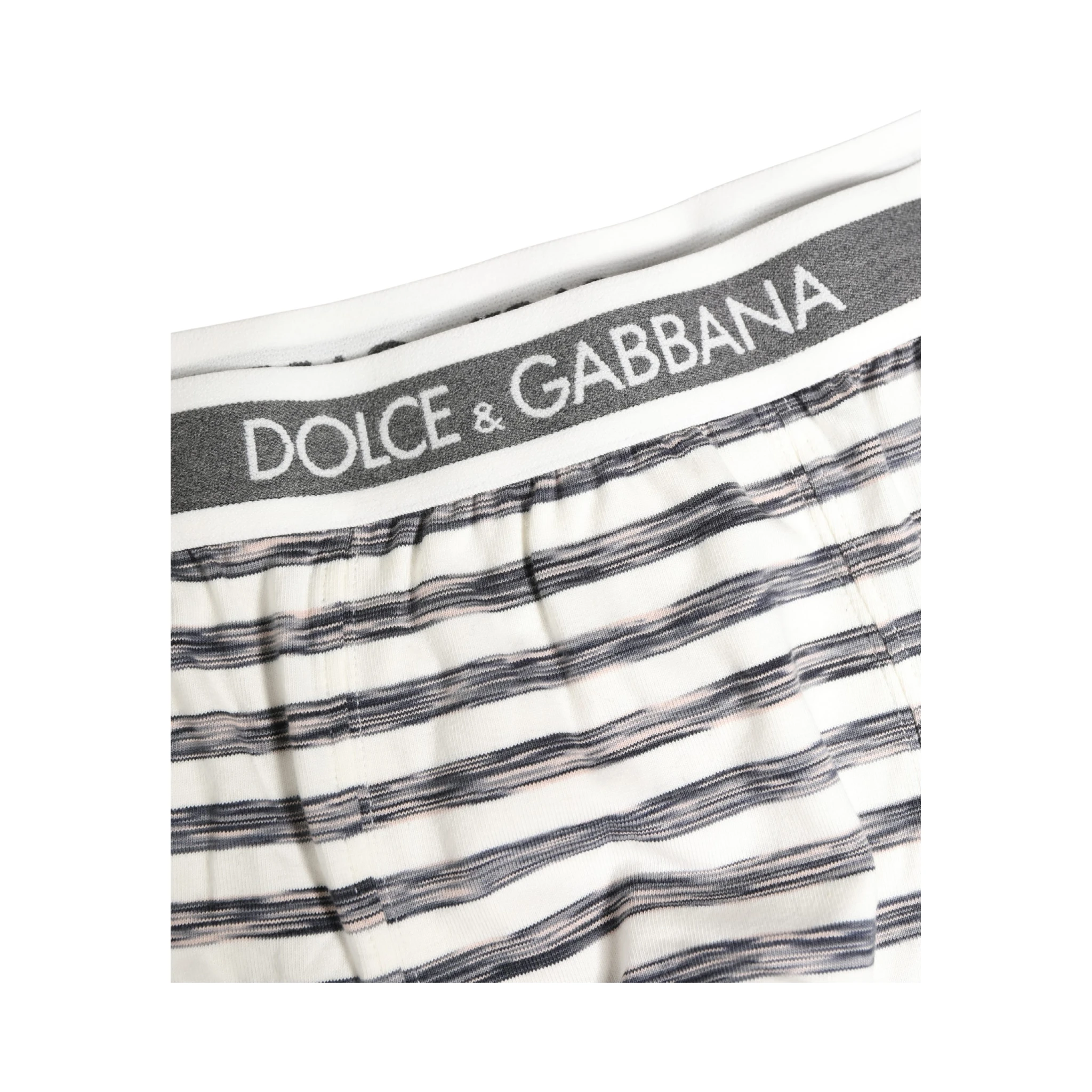 Gray White Stripes Men Regular Boxer Underwear