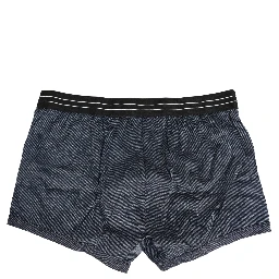 Dark Blue Logo Cotton Regular Boxer Underwear