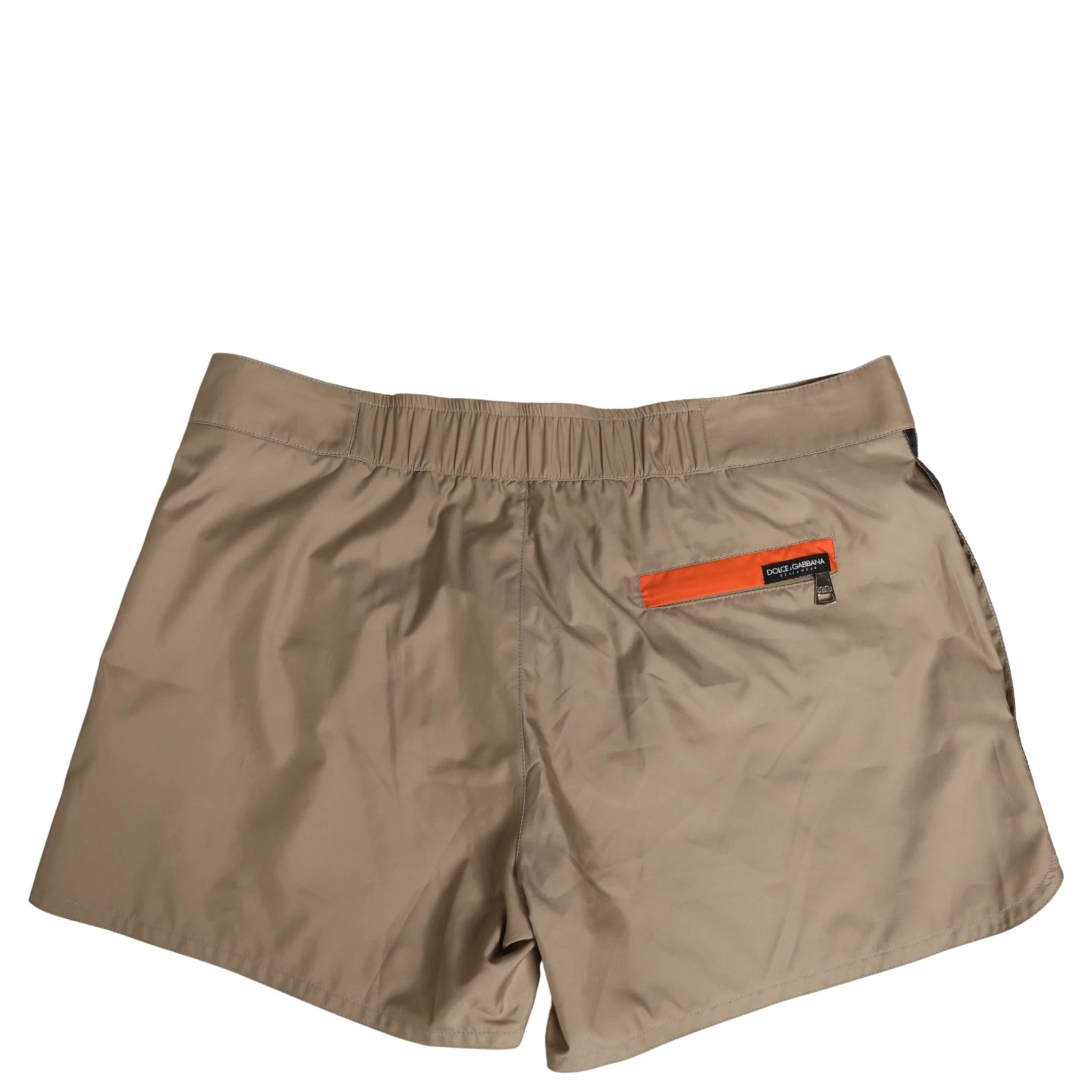 Brown Cotton Blend Mid Length Boxer Underwear