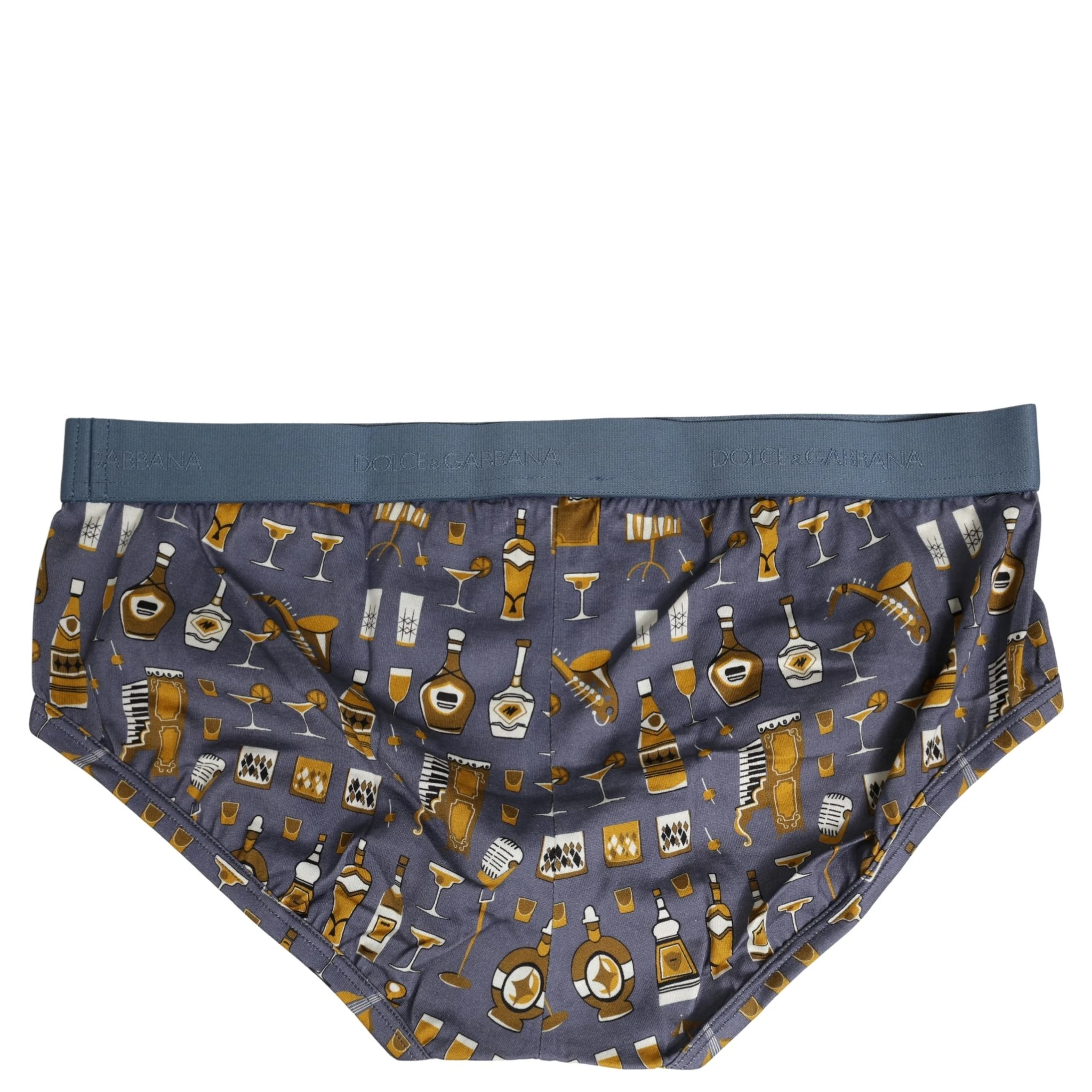 Gray Jazz Cocktail Men Brando Brief Underwear