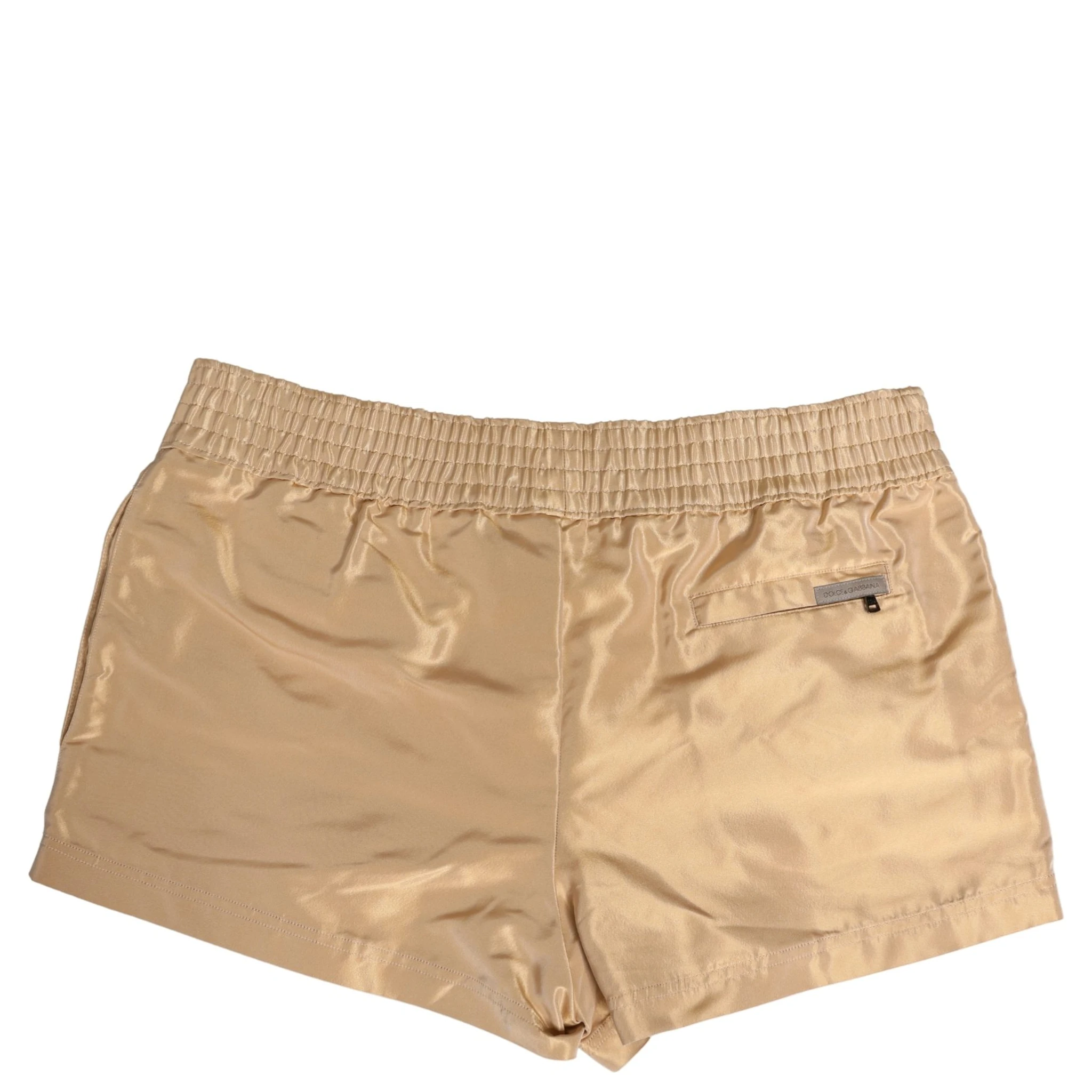 Beige Polyester Men Boxer Shorts Underwear