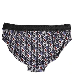 Multicolor Patterned Men Midi Brief Underwear