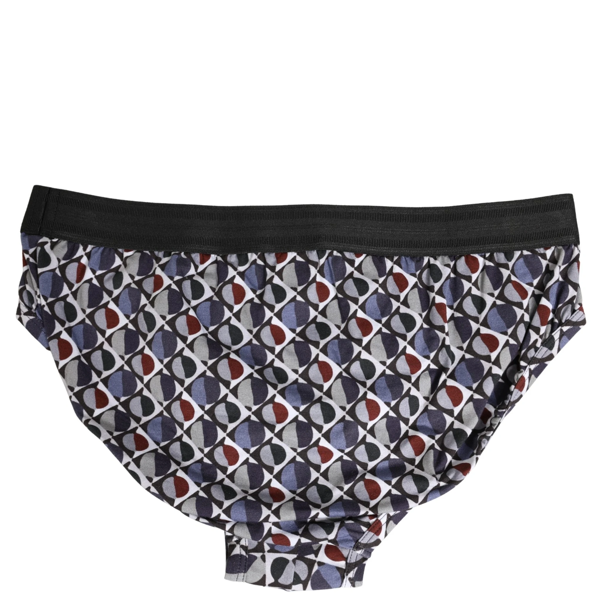 Multicolor Patterned Men Midi Brief Underwear