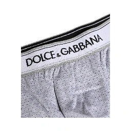 Gray Logo Cotton Men Regular Boxer Underwear