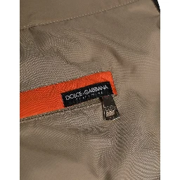 Brown Cotton Blend Mid Length Boxer Underwear