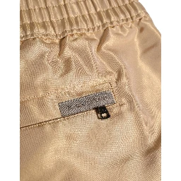 Beige Polyester Men Boxer Shorts Underwear