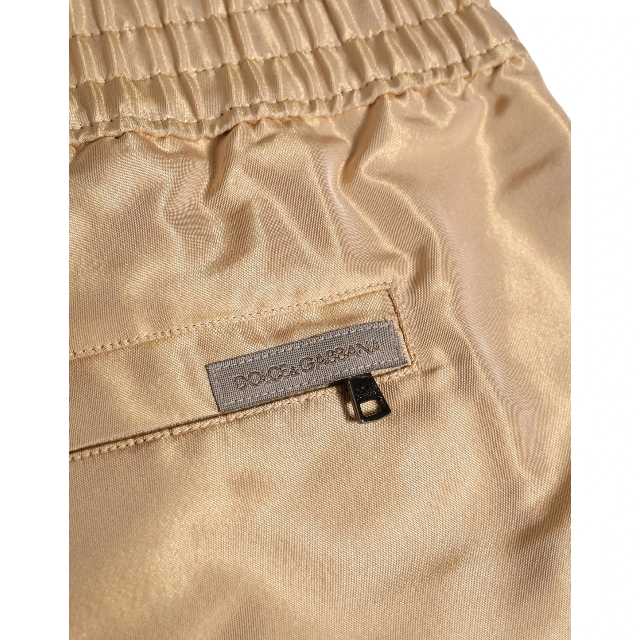 Beige Polyester Men Boxer Shorts Underwear