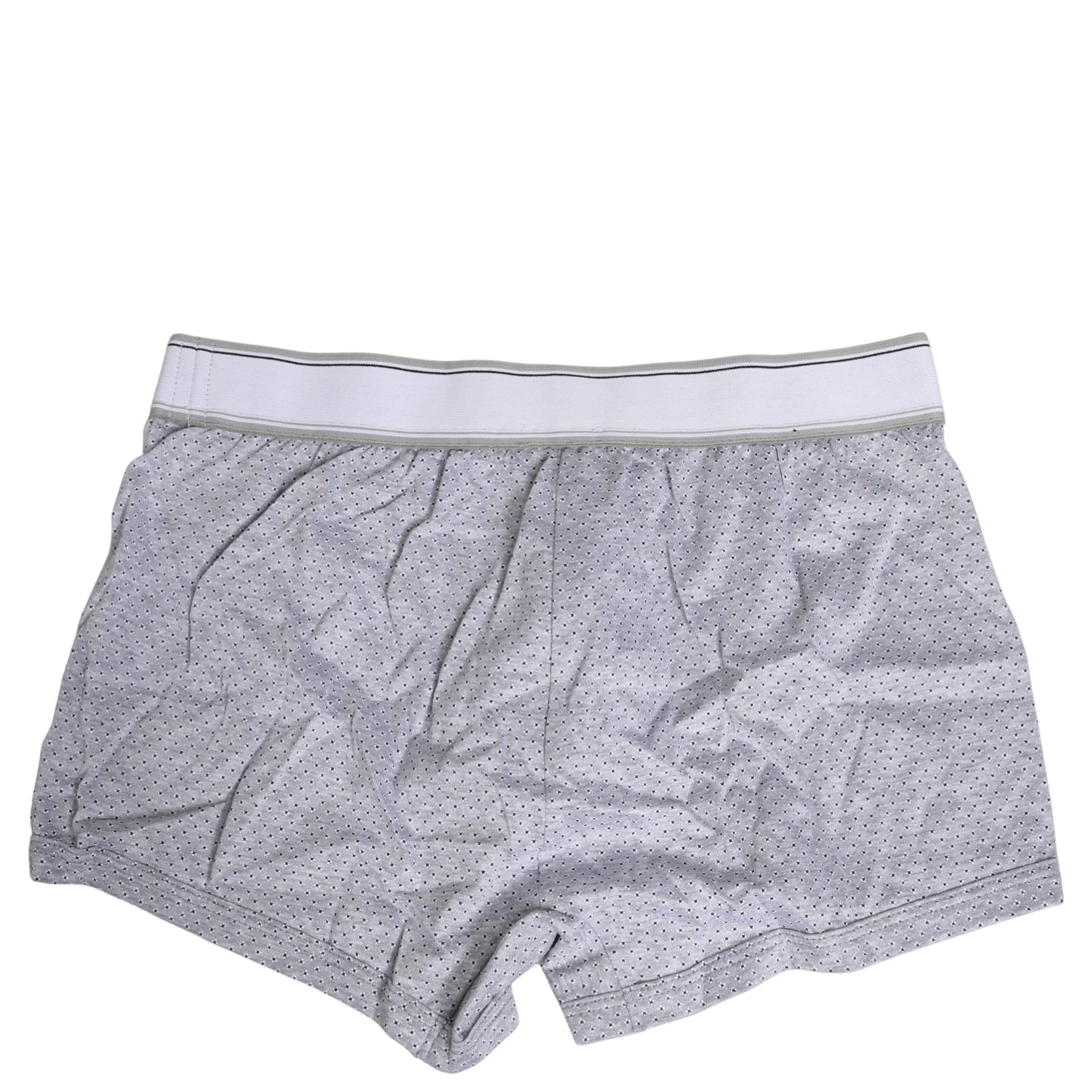 Gray Logo Cotton Men Regular Boxer Underwear