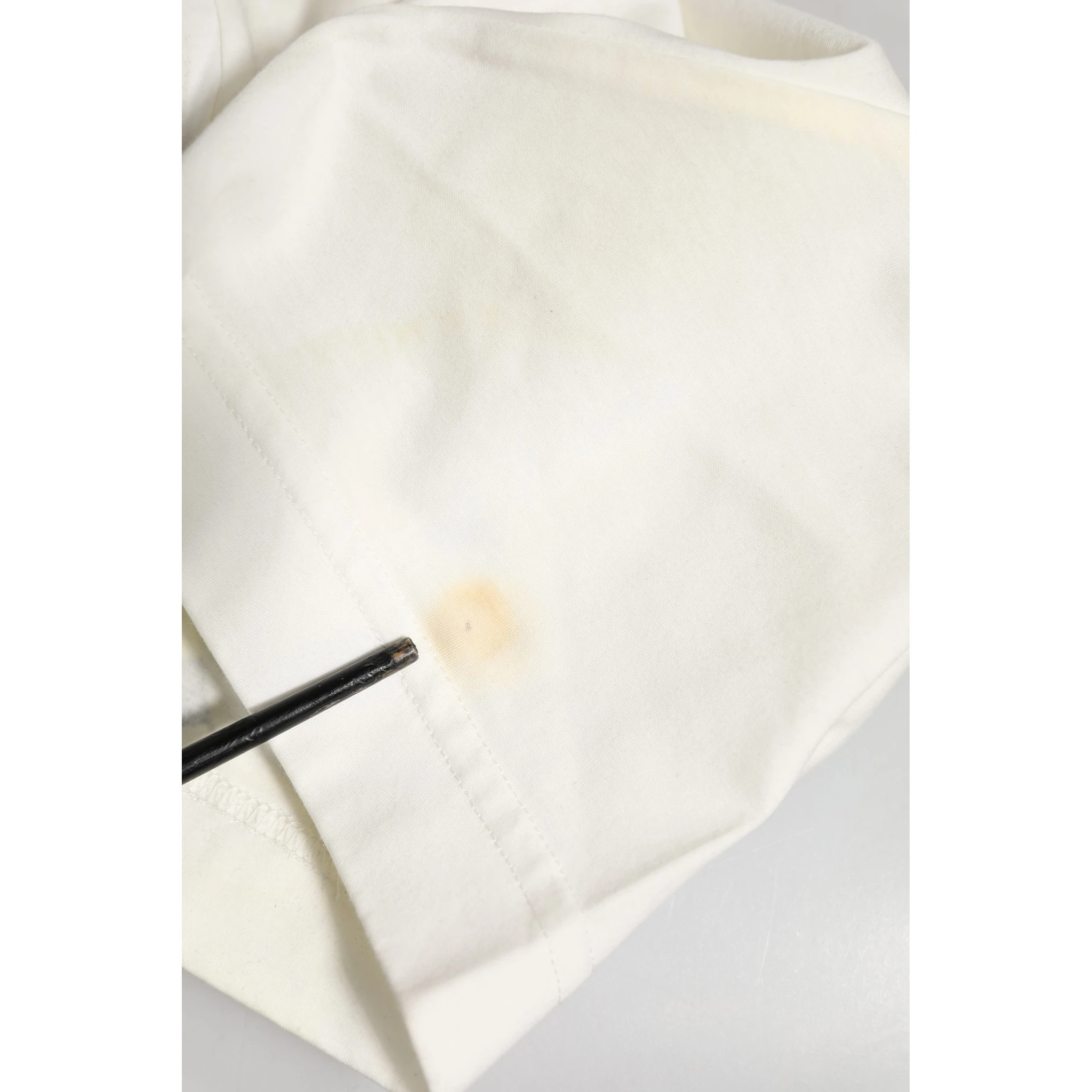 White Cotton Bandana Print CrewNeck T-shirt