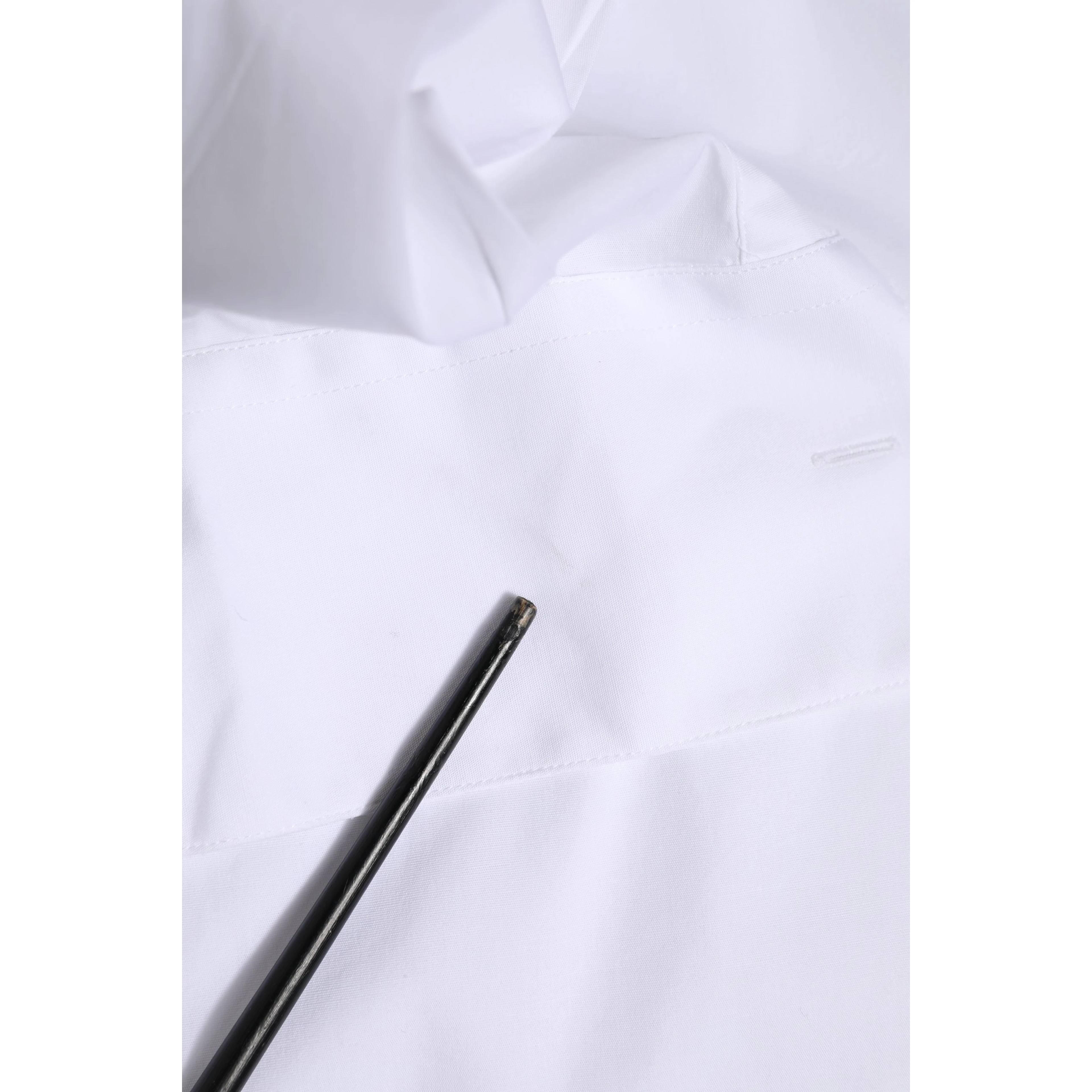 White Cotton GOLD Long Sleeves Formal Shirt