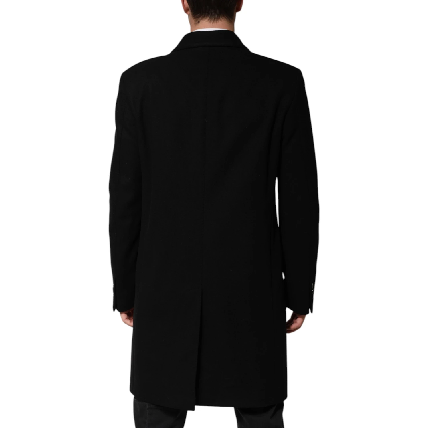 Black Heraldic Patch Single Breasted Blazer Jacket