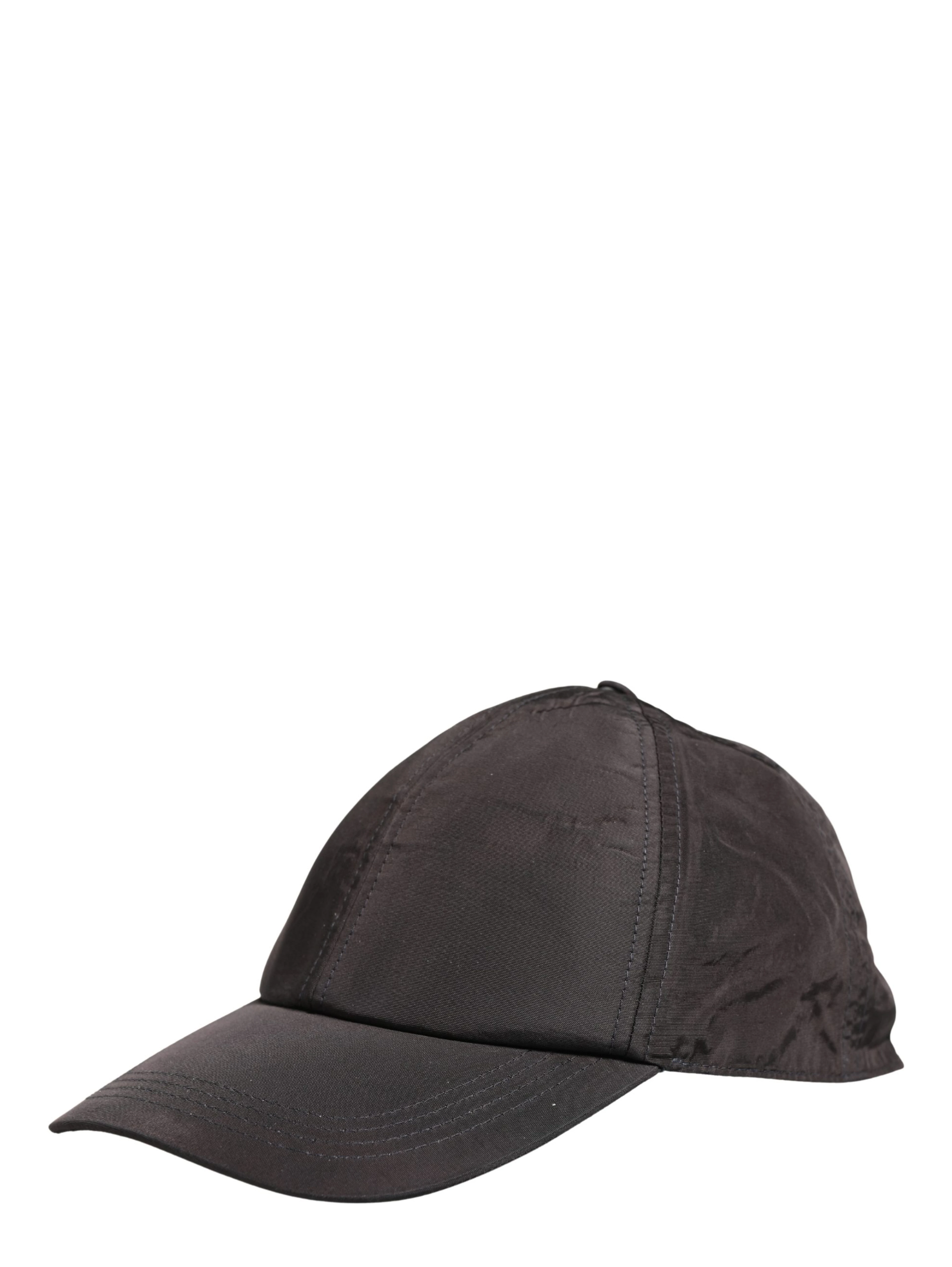 Men Black Cotton 6 Panels Baseball Cap Hat