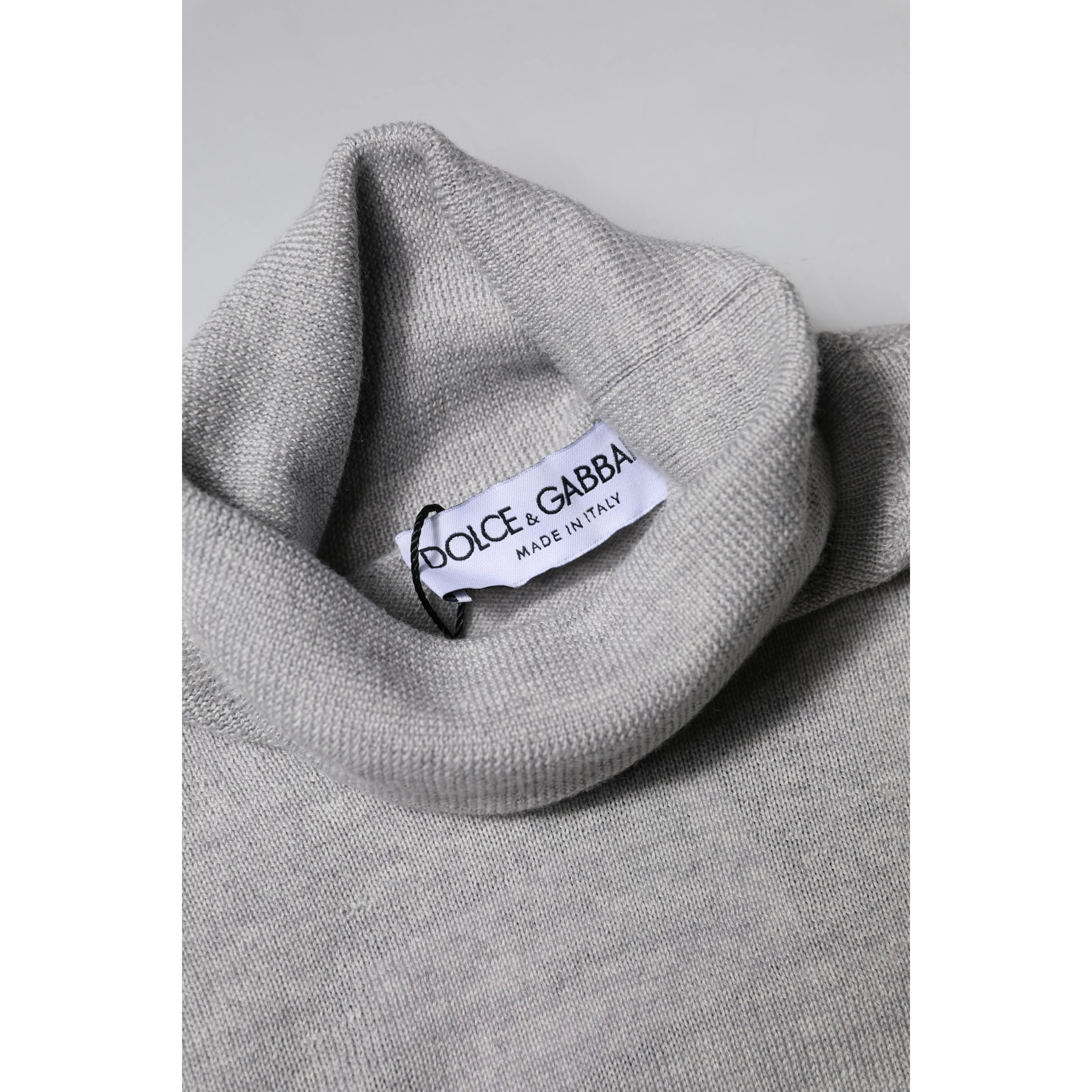 Gray LongSleeve Turtleneck Pullover Sweater