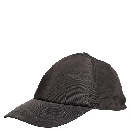 Men Black Cotton 6 Panels Baseball Cap Hat